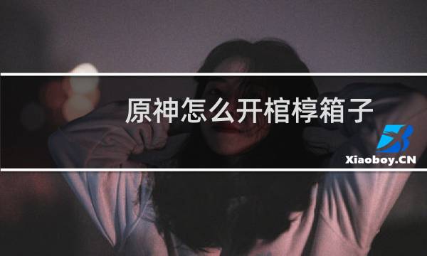 原神怎么开棺椁箱子
