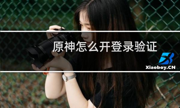 原神怎么开登录验证