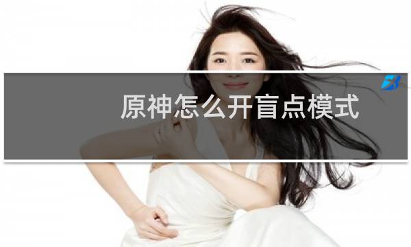 原神怎么开盲点模式