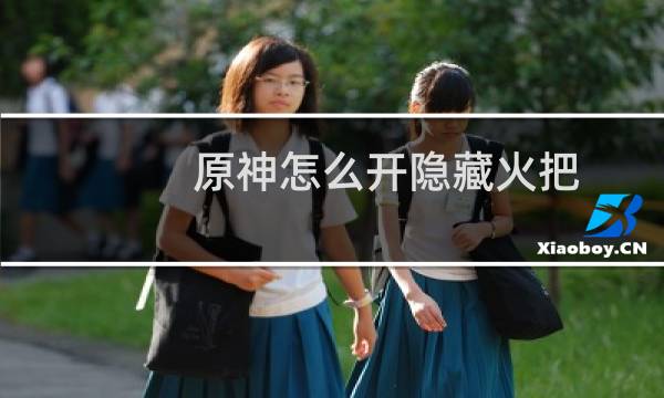 原神怎么开隐藏火把