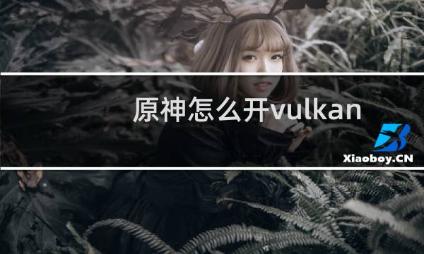 原神怎么开vulkan