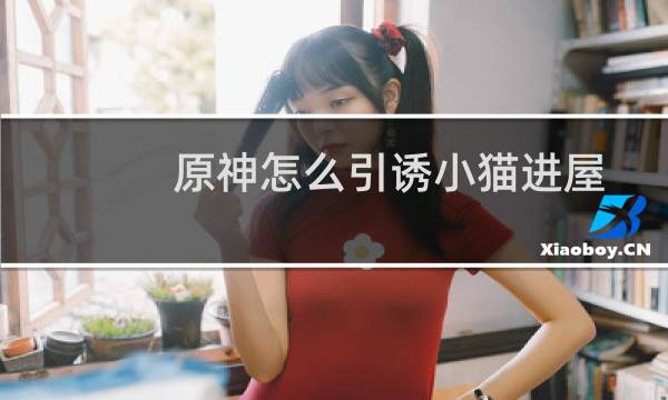 原神怎么引诱小猫进屋