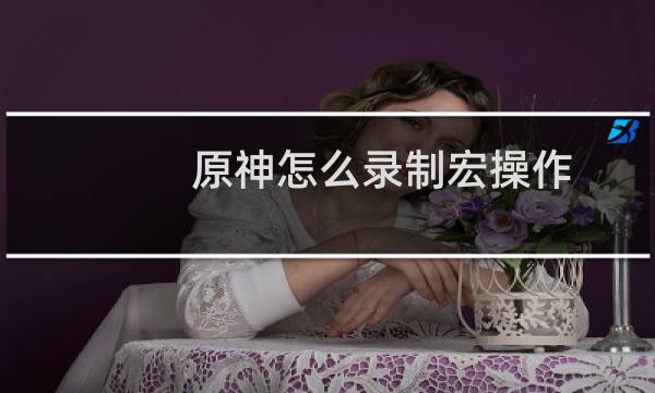 原神怎么录制宏操作