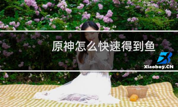 原神怎么快速得到鱼