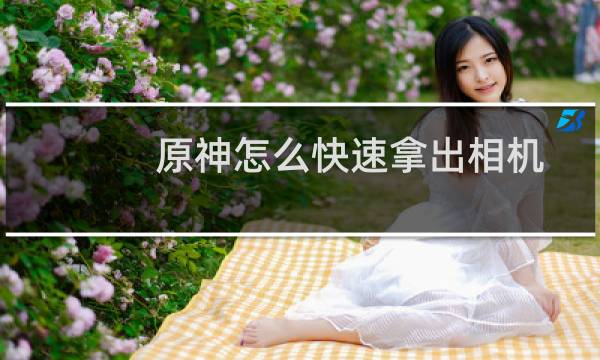 原神怎么快速拿出相机