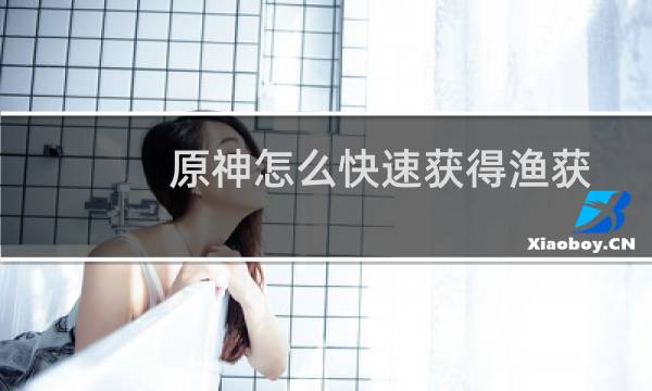 原神怎么快速获得渔获