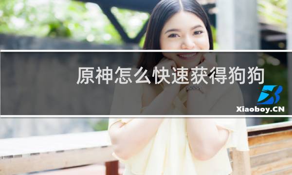原神怎么快速获得狗狗