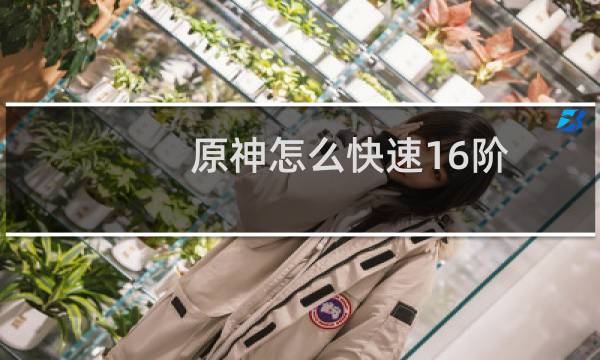 原神怎么快速16阶