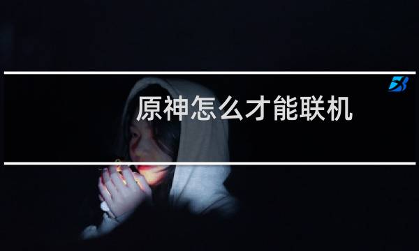 原神怎么才能联机