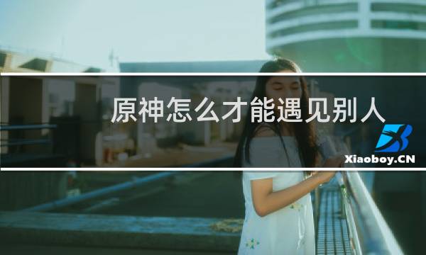 原神怎么才能遇见别人