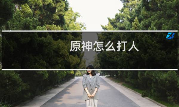 原神怎么打人