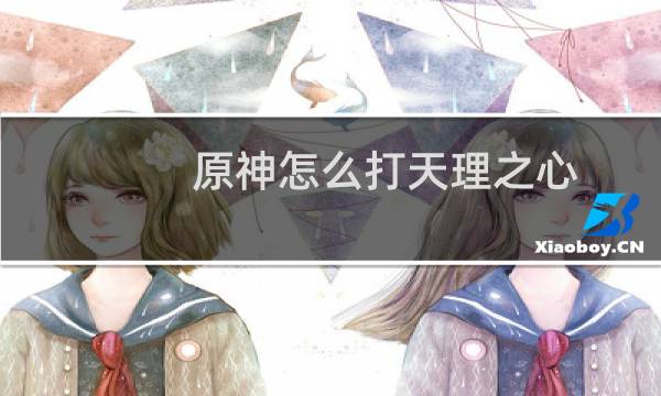 原神怎么打天理之心