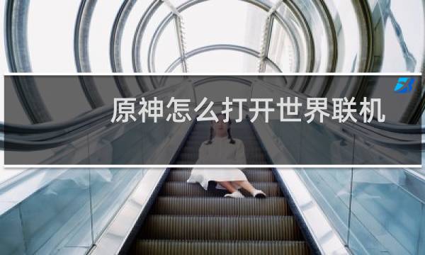 原神怎么打开世界联机