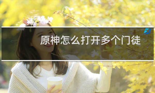 原神怎么打开多个门徒