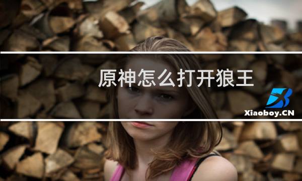 原神怎么打开狼王