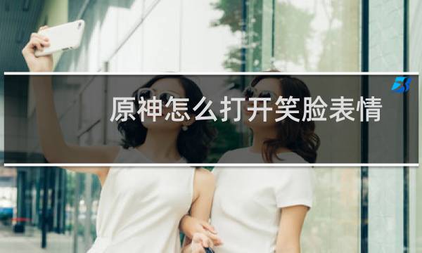 原神怎么打开笑脸表情