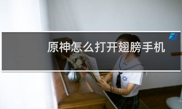 原神怎么打开翅膀手机