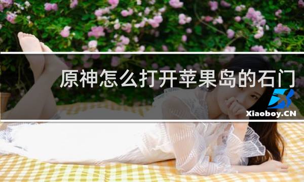 原神怎么打开苹果岛的石门