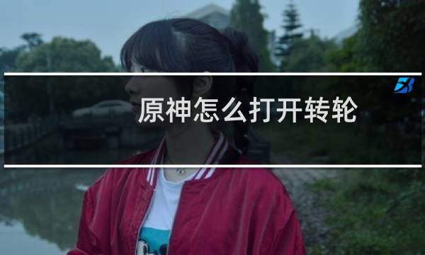 原神怎么打开转轮