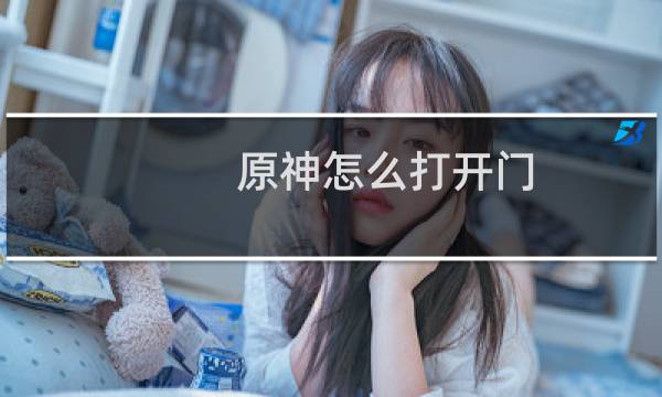 原神怎么打开门