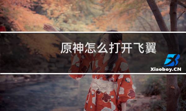 原神怎么打开飞翼