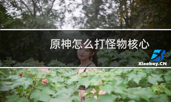 原神怎么打怪物核心