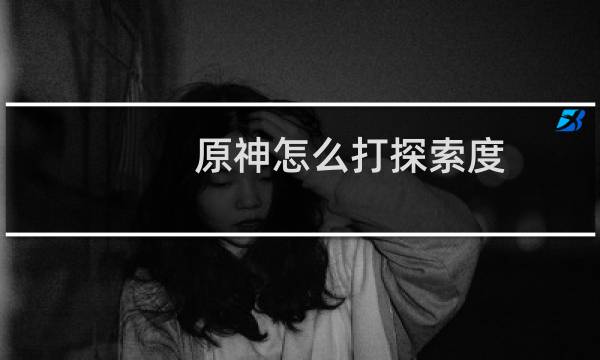 原神怎么打探索度