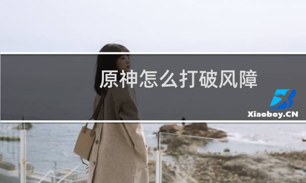 原神怎么打破风障