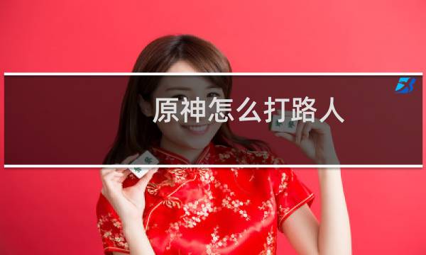 原神怎么打路人