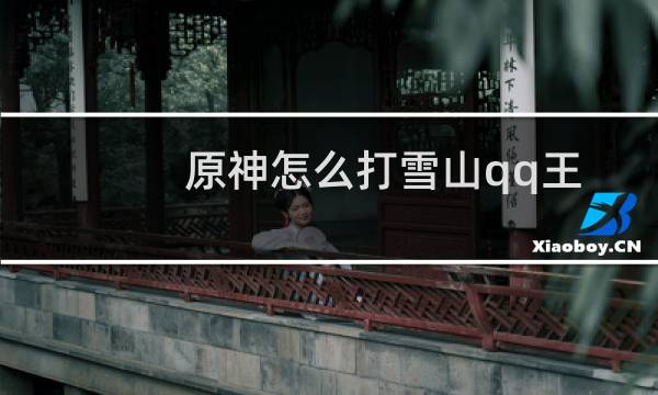 原神怎么打雪山qq王