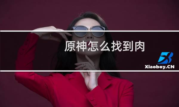 原神怎么找到肉