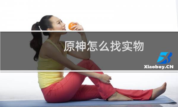 原神怎么找实物