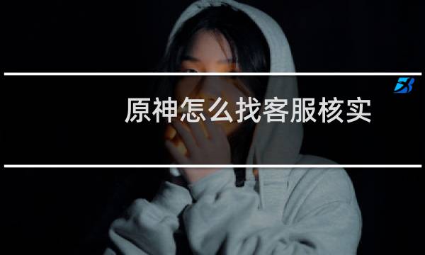 原神怎么找客服核实