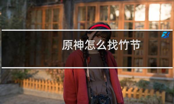 原神怎么找竹节