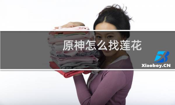 原神怎么找莲花