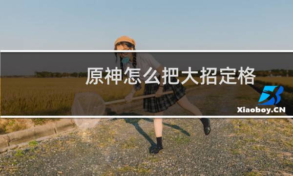 原神怎么把大招定格