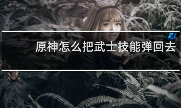 原神怎么把武士技能弹回去