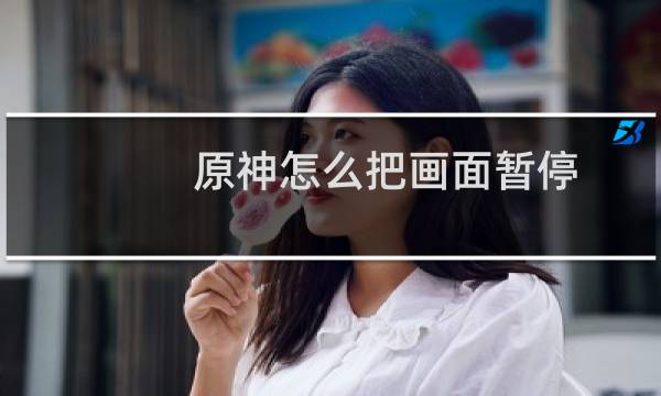 原神怎么把画面暂停