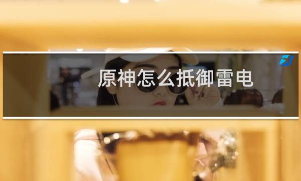 原神怎么抵御雷电