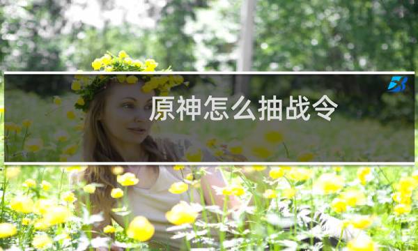 原神怎么抽战令