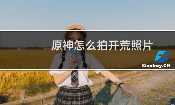 原神怎么拍开荒照片