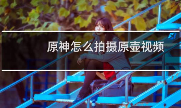 原神怎么拍摄原壶视频