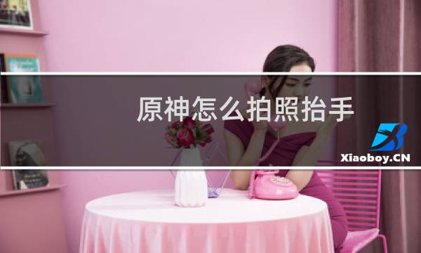 原神怎么拍照抬手