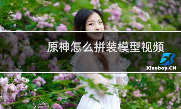 原神怎么拼装模型视频