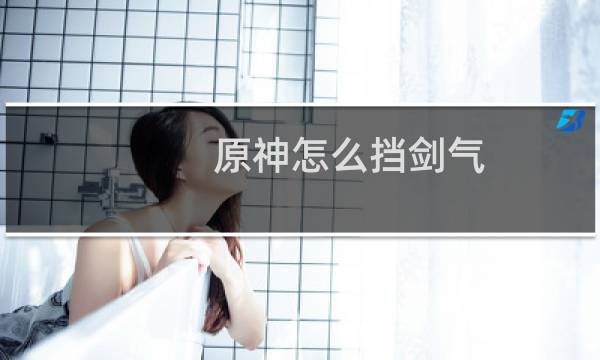 原神怎么挡剑气