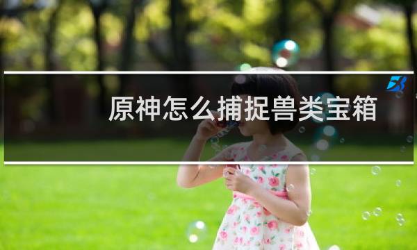 原神怎么捕捉兽类宝箱