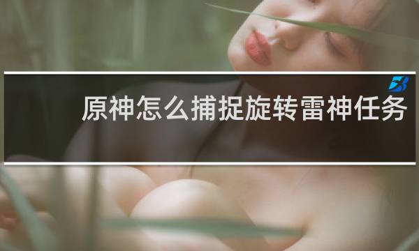原神怎么捕捉旋转雷神任务