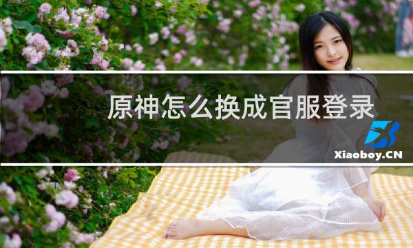 原神怎么换成官服登录