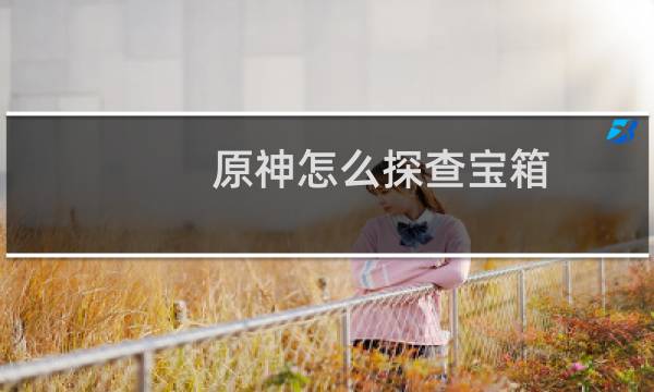 原神怎么探查宝箱