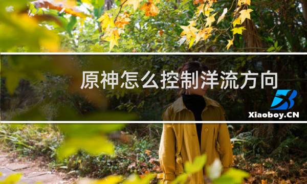 原神怎么控制洋流方向